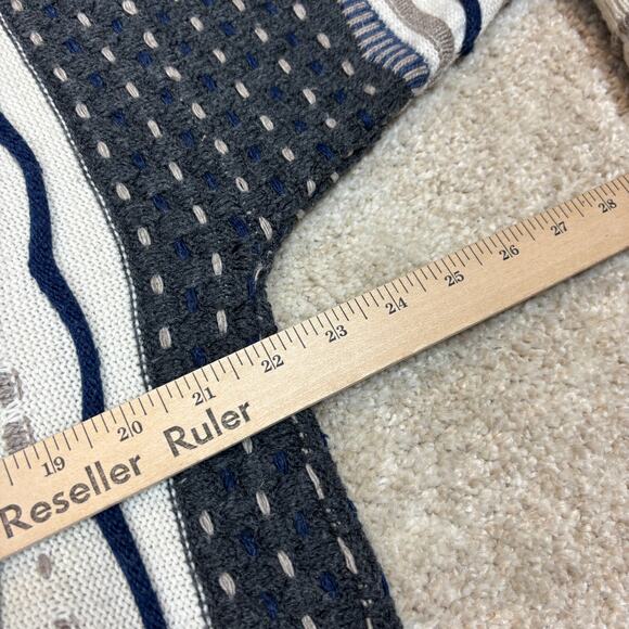 Vintage Alan Stuart 3D Knit Sweater Men's Medium Retro Dad - Picture 5 of 11